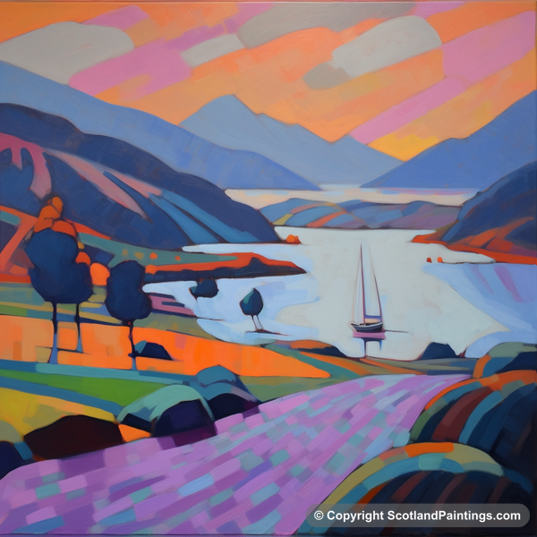 Painting - Craobh Haven Harbour - Scottish Harbours