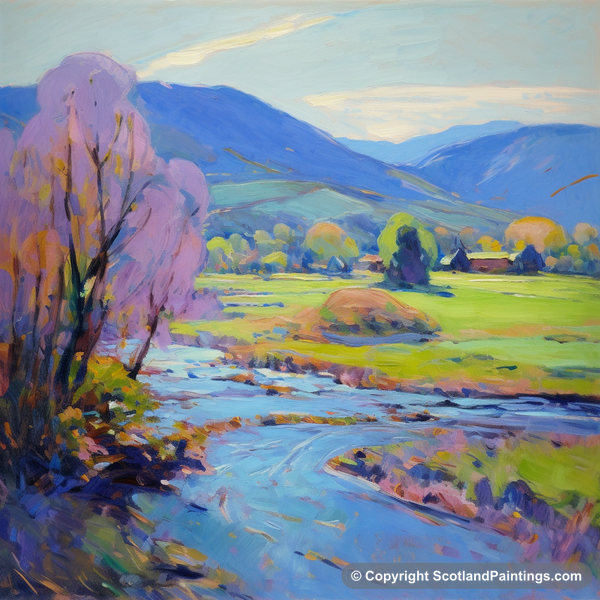 Painting - River Lyon - Scottish Rivers