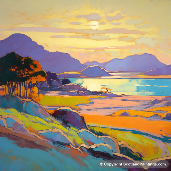 Painting - Arisaig Beach - Scottish Beaches