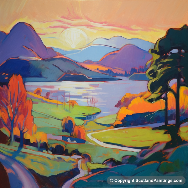 Painting - Loch Spelve - Scottish Coves