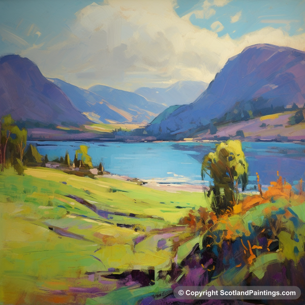 Painting - Loch Leven - Scotland in Summer