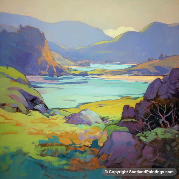 Painting - Langamull Bay - Scottish Coves