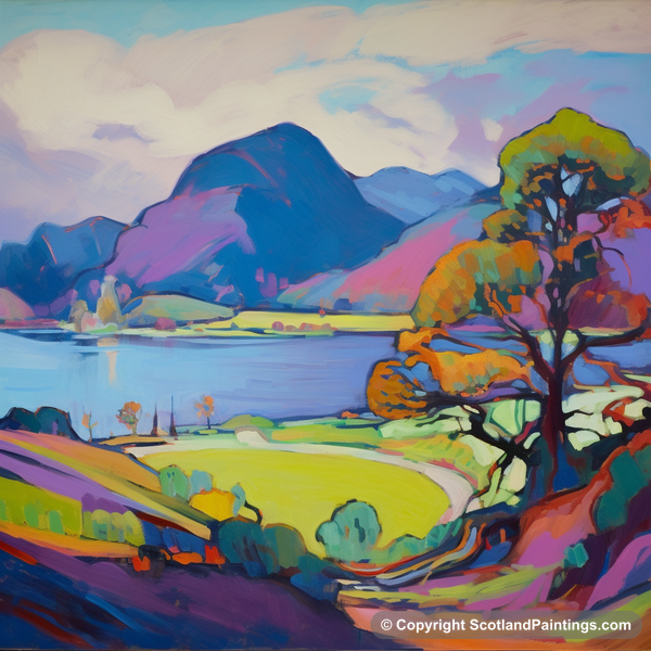 Painting - Loch Maree - Scotland in Summer