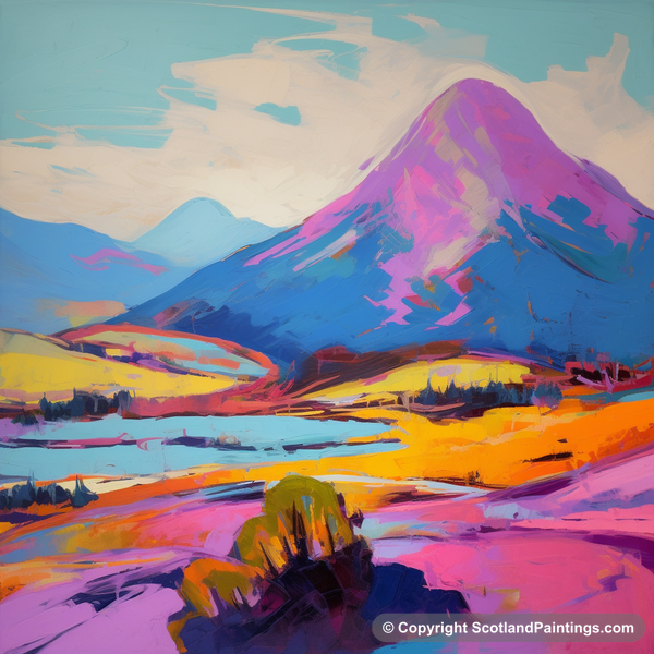 Painting - The Cairnwell - Scottish Munros