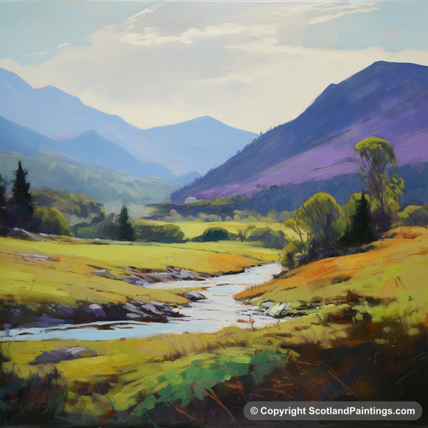 Painting - Glen Garry - Scotland in Summer