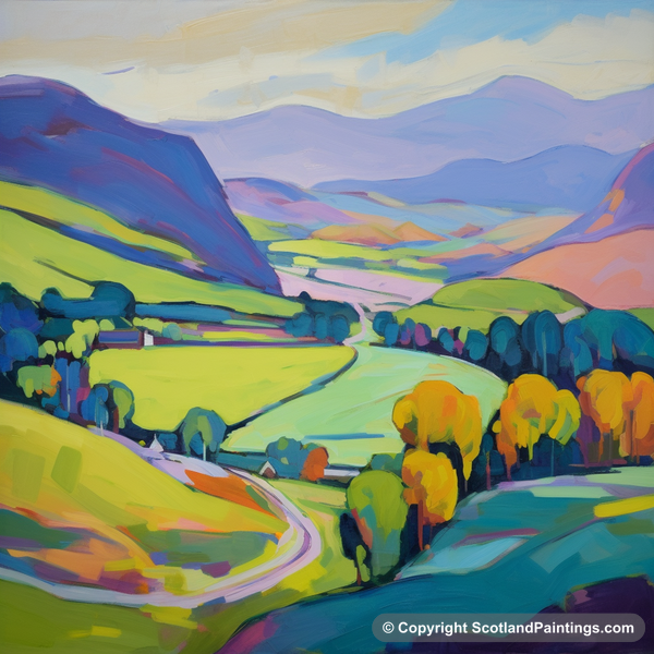 Painting - Glenlivet - Scotland in Summer