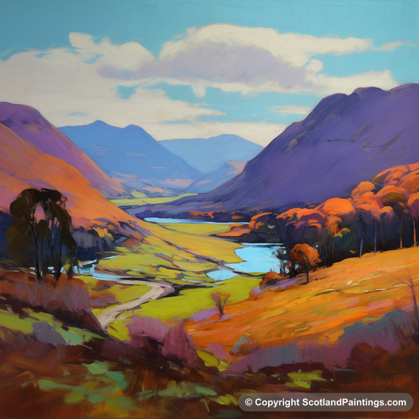 Painting - Glen Shiel - Scottish Glens