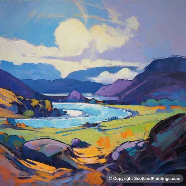 Painting - Lochinver Bay - Scottish Coves