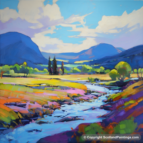 Painting - River Spey - Scotland in Summer