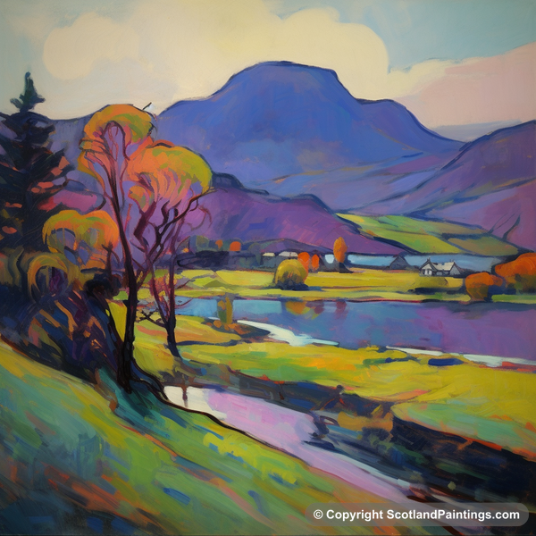 Painting - Loch Awe - Scottish Lochs