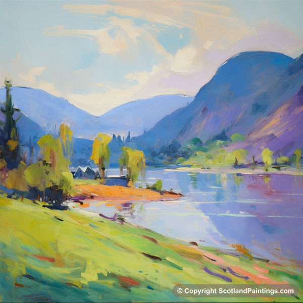 Painting - Loch Voil - Scotland in Summer