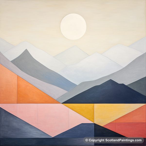 Painting - Glen Nevis - Modern & Minimal