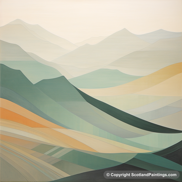 Painting - Glen Coe - Modern & Minimal