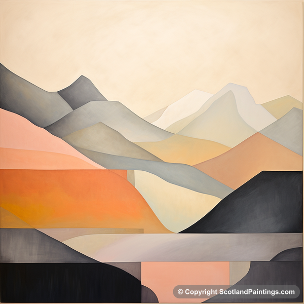 Painting - Glen Coe - Modern & Minimal