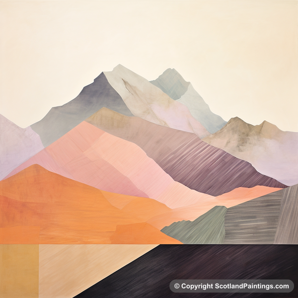 Painting - Glen Coe - Modern & Minimal