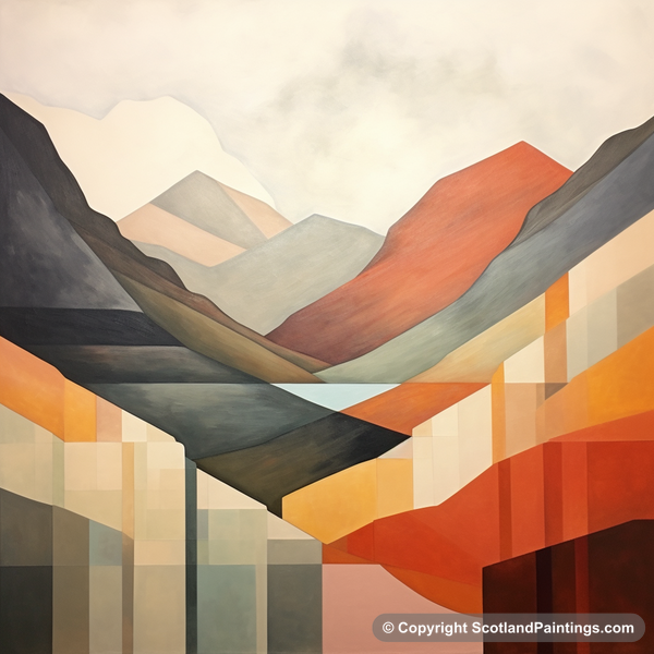 Painting - Glen Coe - Modern & Minimal