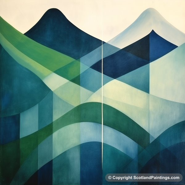 Painting - Glen Nevis - Modern & Minimal