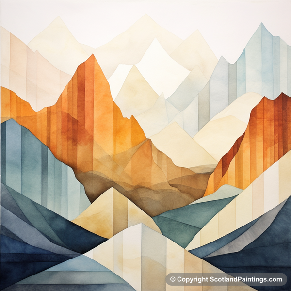 Painting - Glen Coe - Modern & Minimal