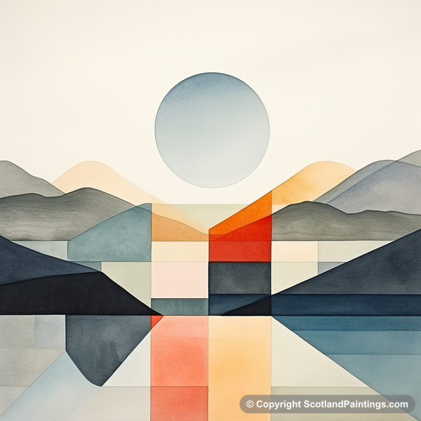 Painting - Loch Morar - Modern & Minimal