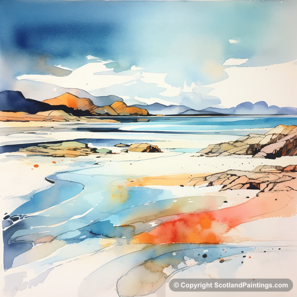 Painting - Camusdarach Beach - Modern & Minimal