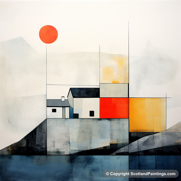 Painting - Isle of Barra - Modern & Minimal