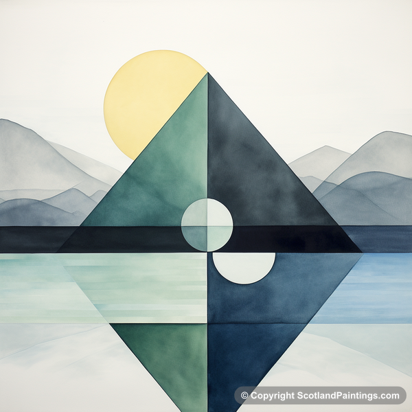 Painting - Loch Duich - Modern & Minimal