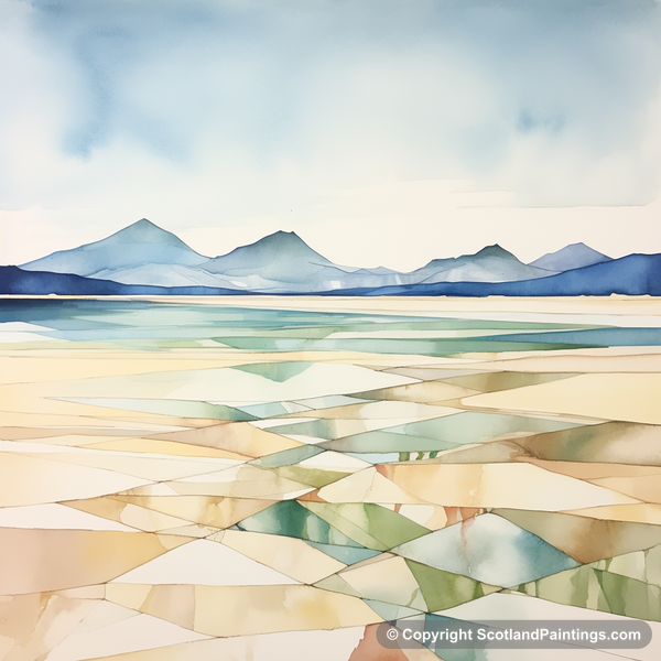 Painting - Silver Sands of Morar - Modern & Minimal