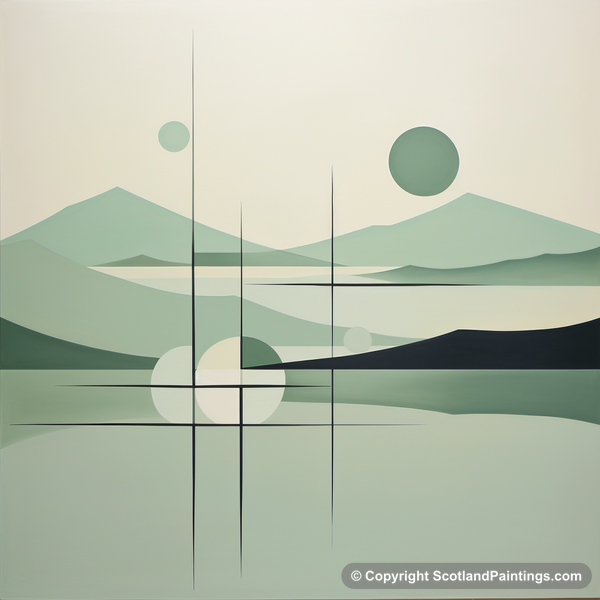 Painting - Loch Tay - Modern & Minimal