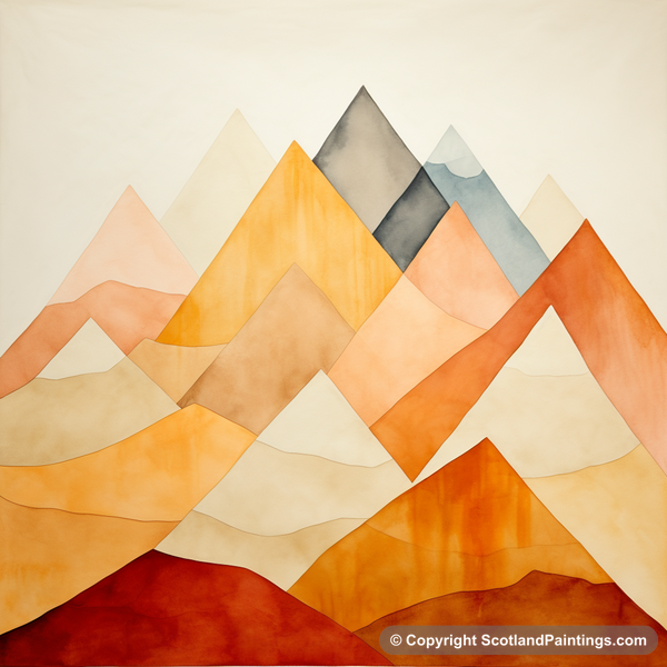 Painting - Glen Coe - Modern & Minimal