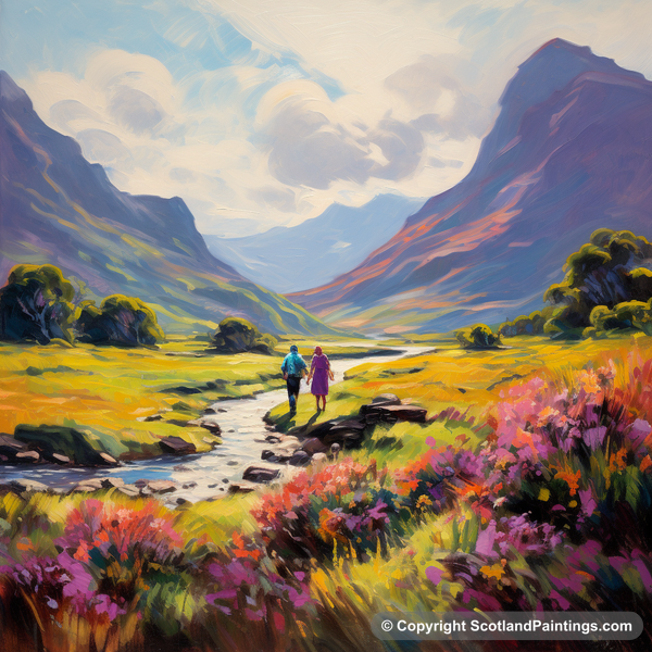 Painting - Glencoe - Scotland in Summer