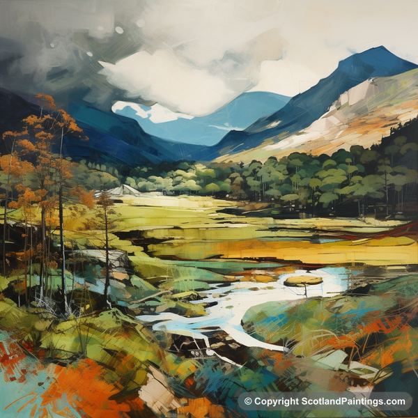 Painting - Glen Affric - Scottish Glens