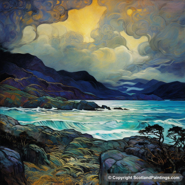 Painting - Langamull Bay - Scottish Coves