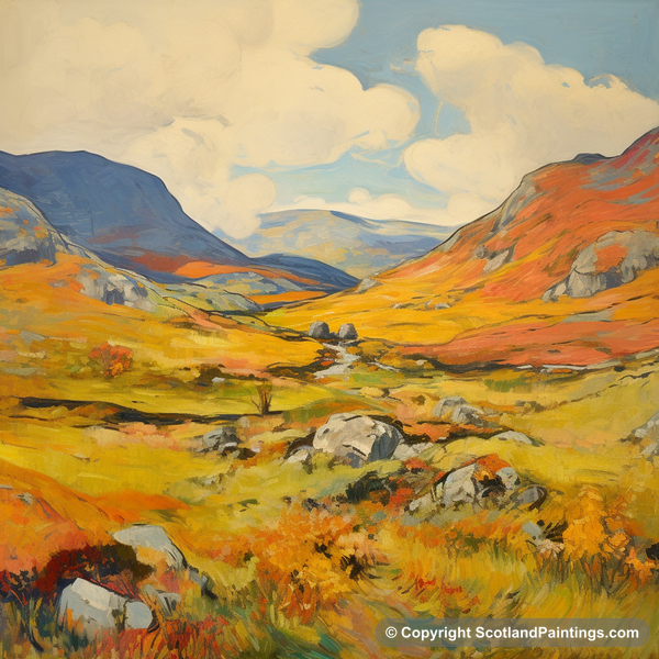 Painting - Creag Mhòr - Scottish Munros