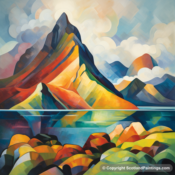 Painting - Sgurr Alasdair - Scottish Mountains