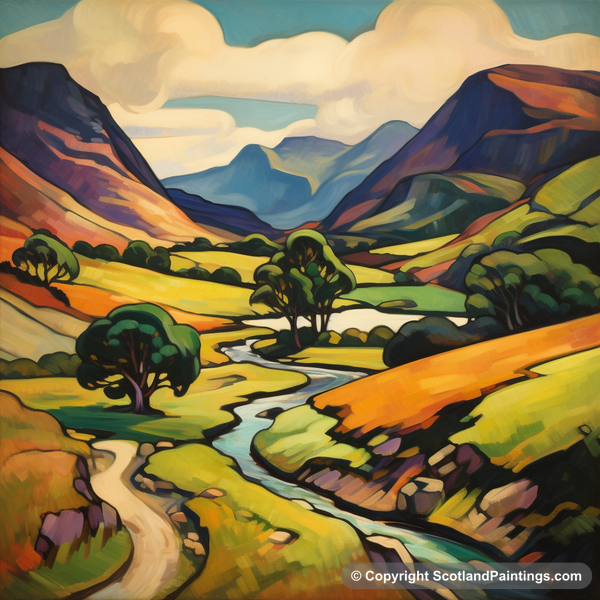 Painting - Glen Doll - Scottish Glens