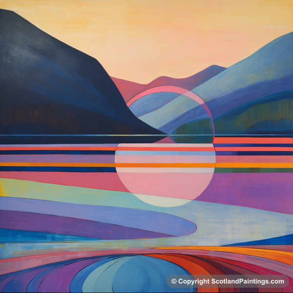 Painting - Loch Earn - Scottish Lochs