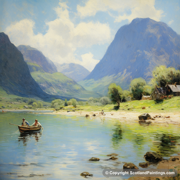 Painting - Glencoe - Scotland in Summer