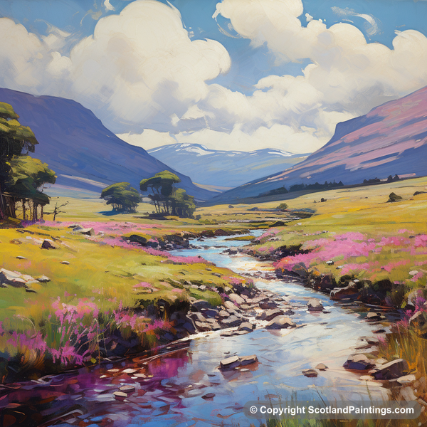 Painting - Glen Feshie - Scotland in Summer