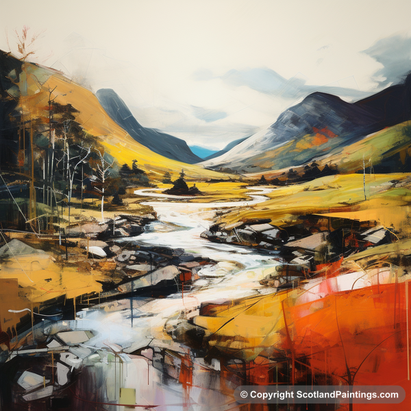 Painting - Glen Feshie - Scottish Glens