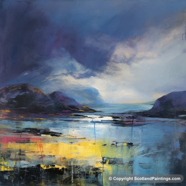 Painting - Easdale Sound - Scottish Coves