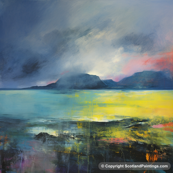 Painting - Easdale Sound - Scottish Coves