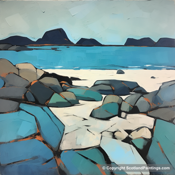 Painting - Mellon Udrigle Beach - Scottish Coves