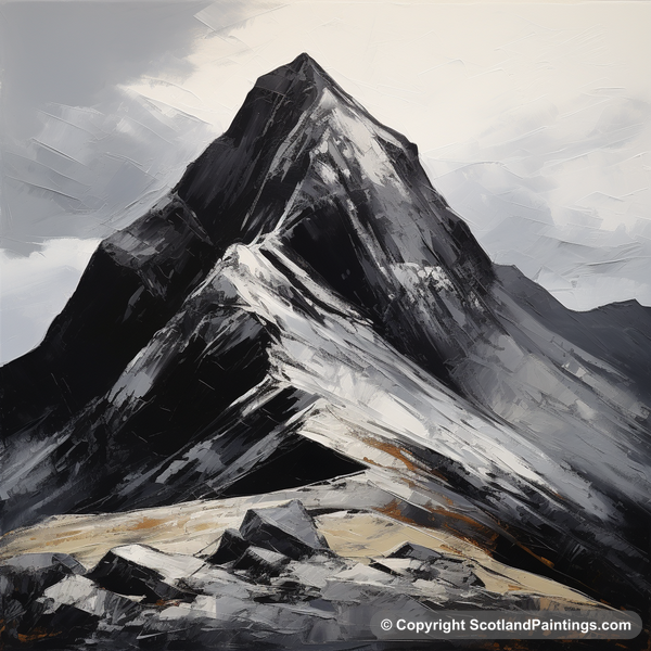 Painting - Sgurr Dearg - Scottish Mountains