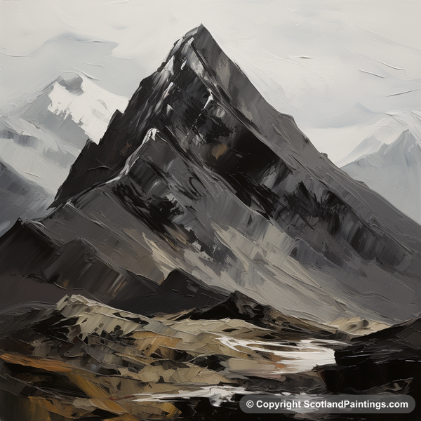 Painting - Sgurr Dearg - Scottish Mountains