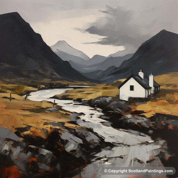 Painting - Creag Leacach - Scottish Munros