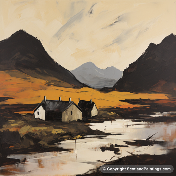 Painting - Creag Leacach - Scottish Munros