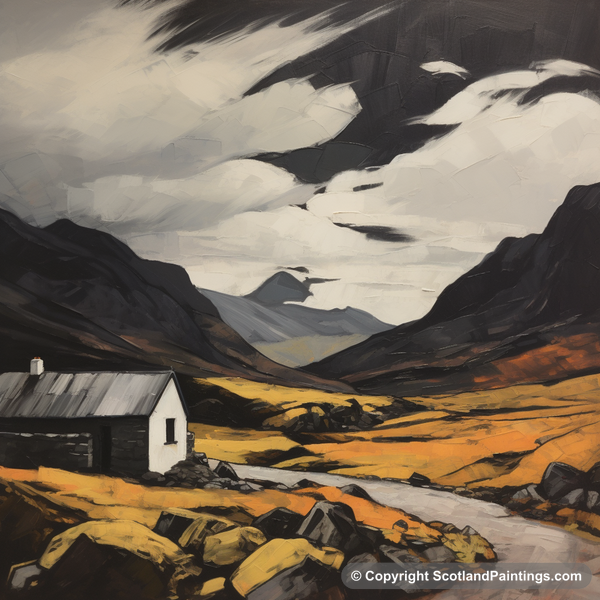 Painting - Creag Leacach - Scottish Munros