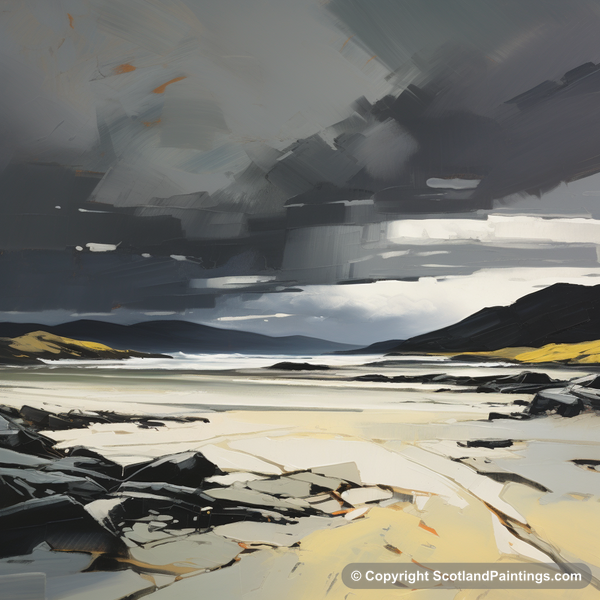 Painting - Scarista Beach - Scottish Beaches