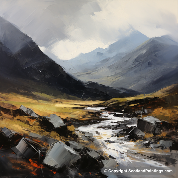 Painting - Glen Shiel - Scottish Glens