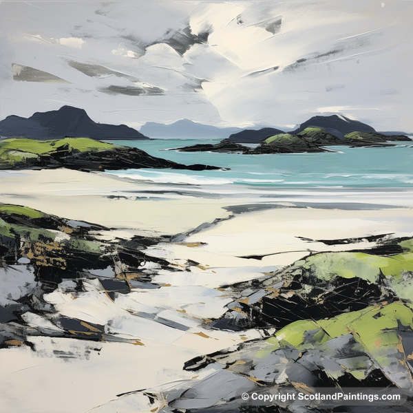 Painting - Silver Sands of Morar - Scotland in Summer